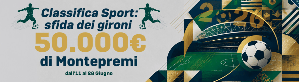 Classifica Sport Mondiali 2026 Betflag