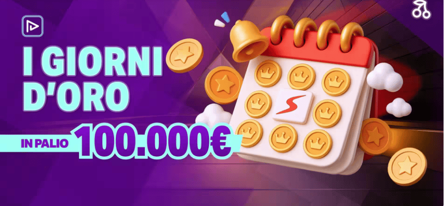 Sportium Casino i Giorni di Oro Playson