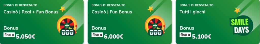 Sisal Bonus di Benvenuto