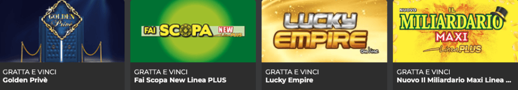 Bgame gratta e vinci