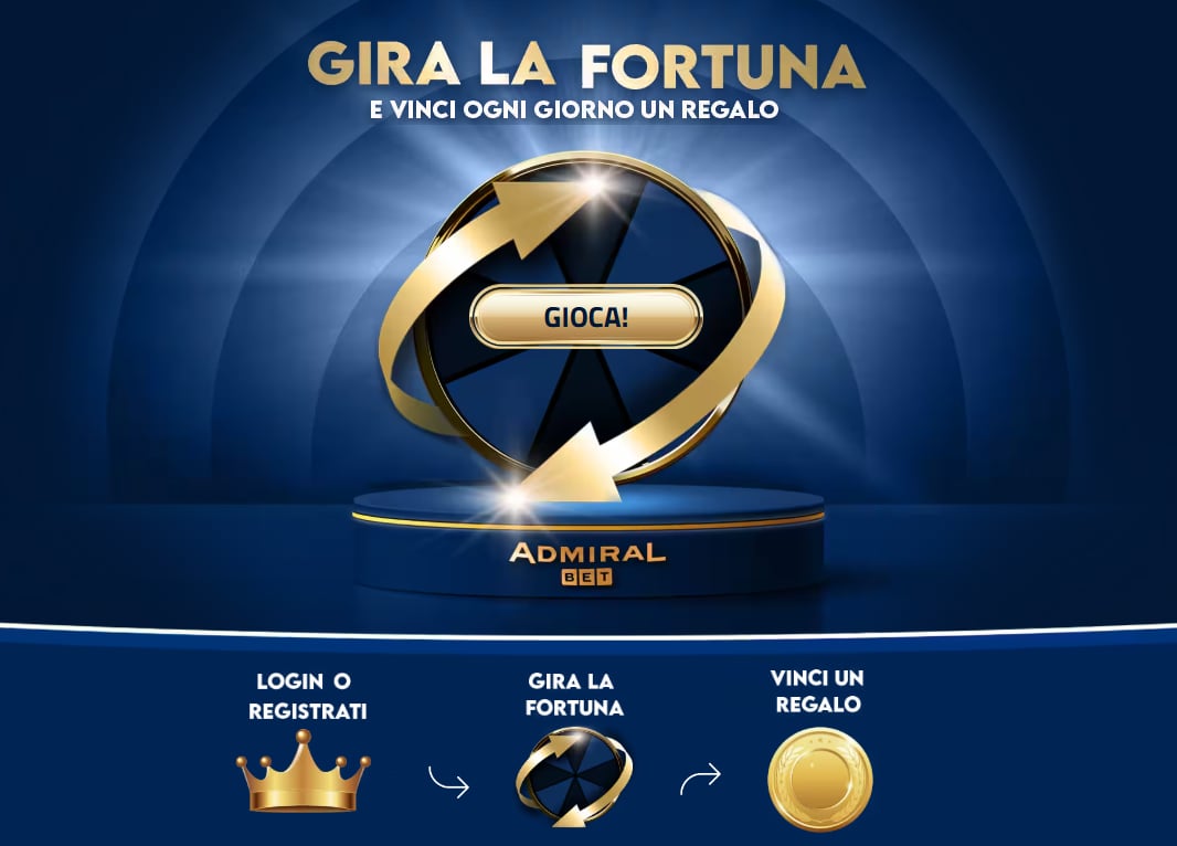 admiralbet gira la ruota