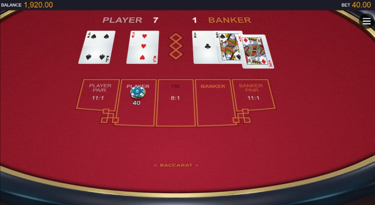 baccarat gioco