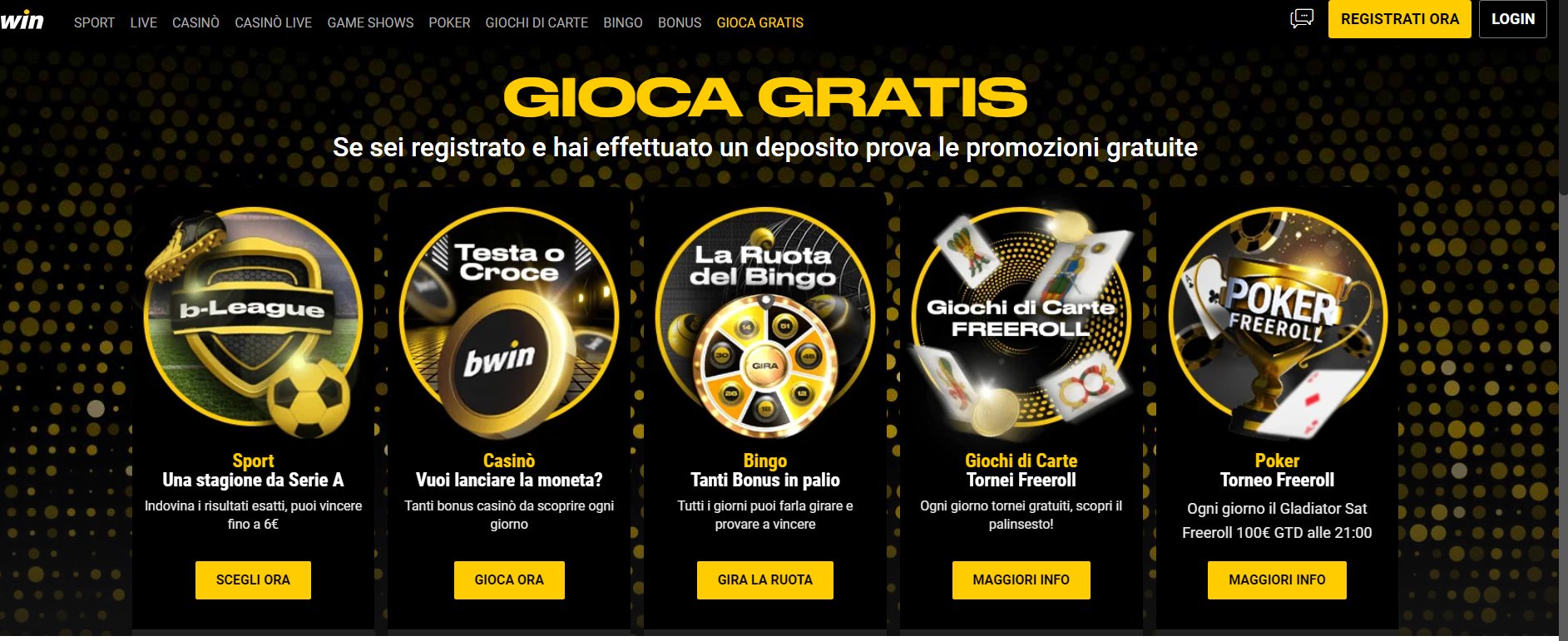 bwin ruota dei bonus
