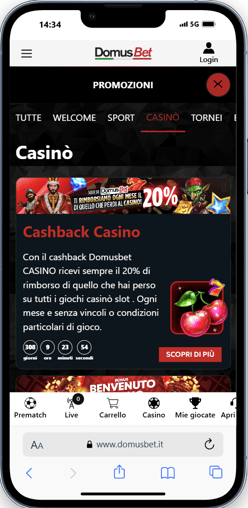 domusbet cashback