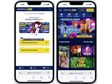 admiralbet bonus da cellulare