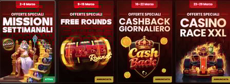 Betpassion Offerte Potenziate