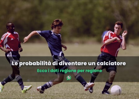 Le probabilità di diventare un calciatore