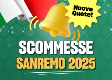 sanremo scommesse quote