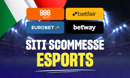 Ecco i miei bookmaker, o sportbook, preferiti. Subito dopo l'iscrizione e un deposito potrai ricevere un bonus di benvenuto per scommesse eSport!