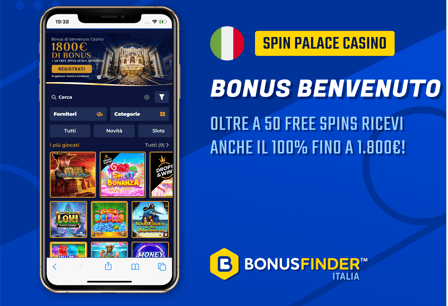 spin palace bonus