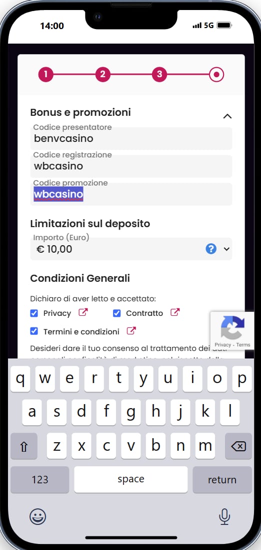 Gazzabet: App e Bonus 2025 - Screenshot Mobile