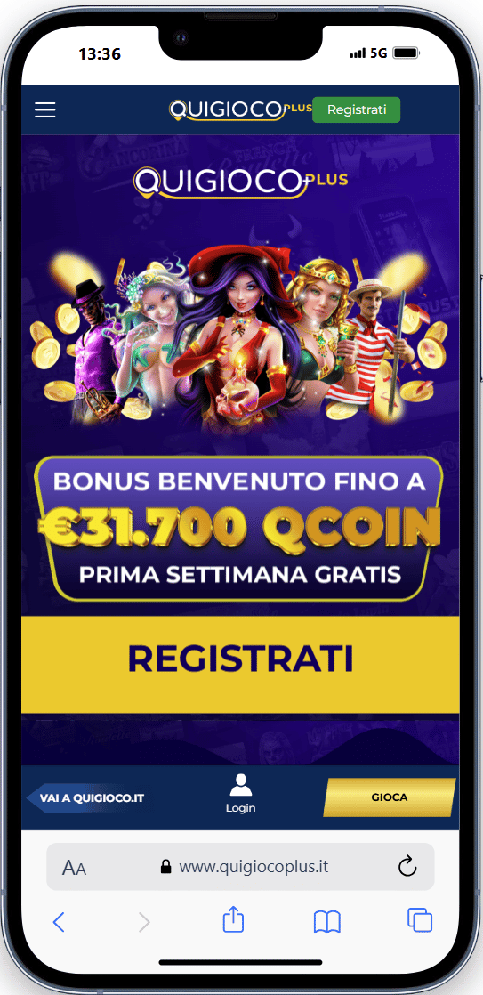 quigioco plus screenshot login