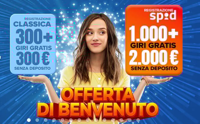 StarVegas benvenuto con e senza spid