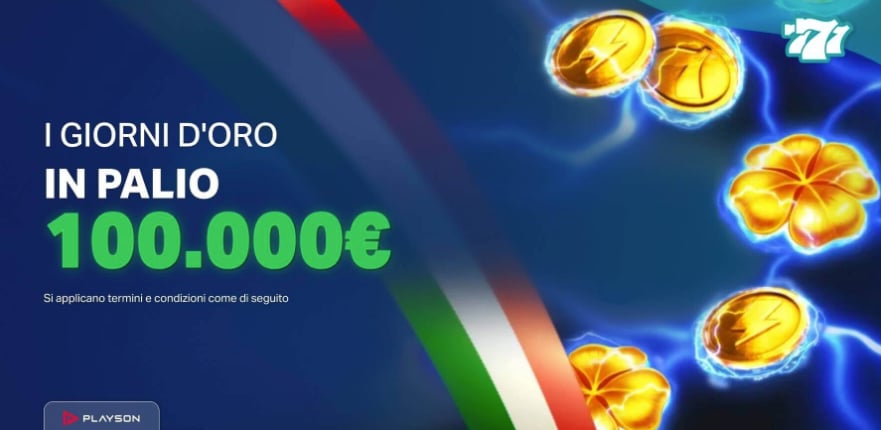Eplay24 promo Playson Giorni doro