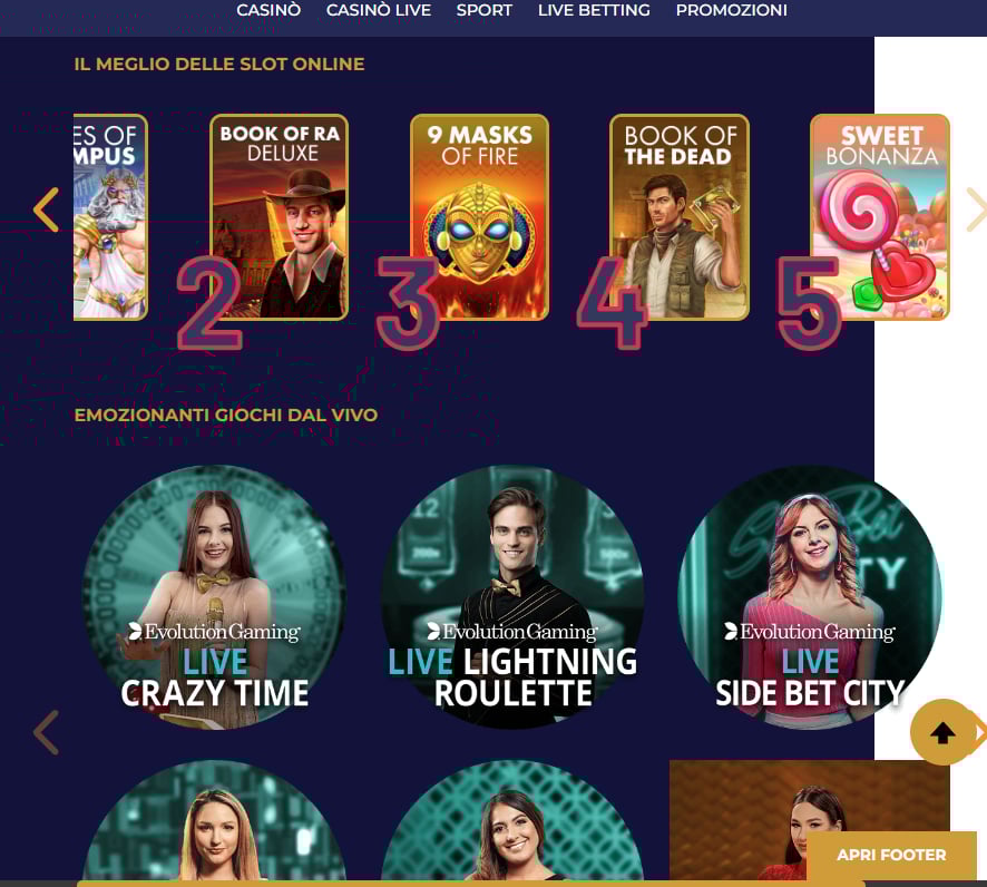 screenshot spin palace