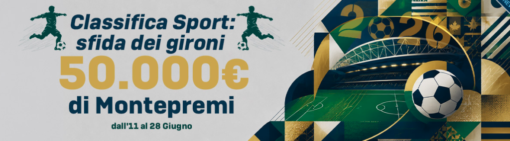 Classifica Sport Mondiali 2026 Betflag