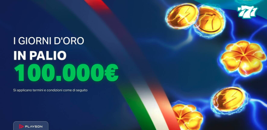 Eplay24 promo Playson Giorni doro