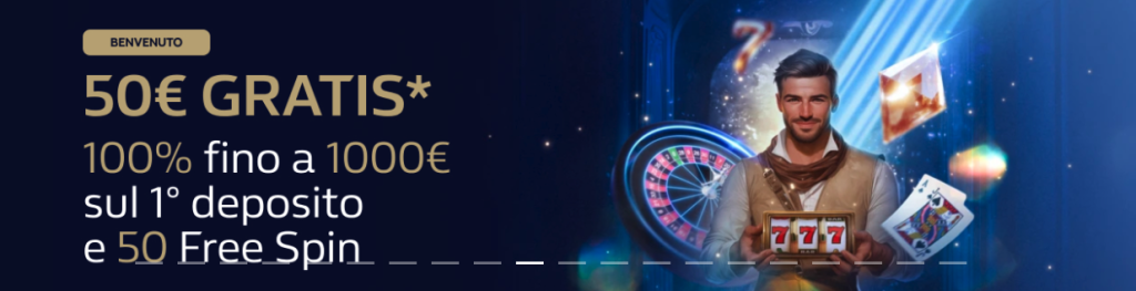 bonus benvenuto casino William Hill